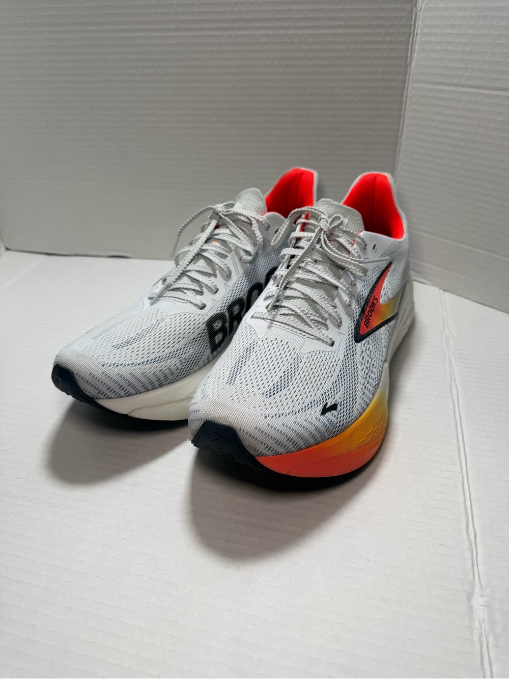 Brooks Hyperion Max 2 Mens 12 D Illusion Coral Black Running Shoes
